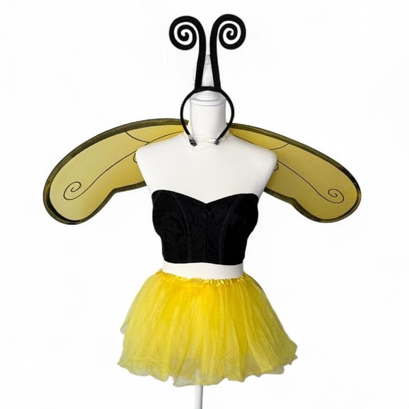 Sexy Vintage Corset Bumble Bee Costume - Picture 1 of 7